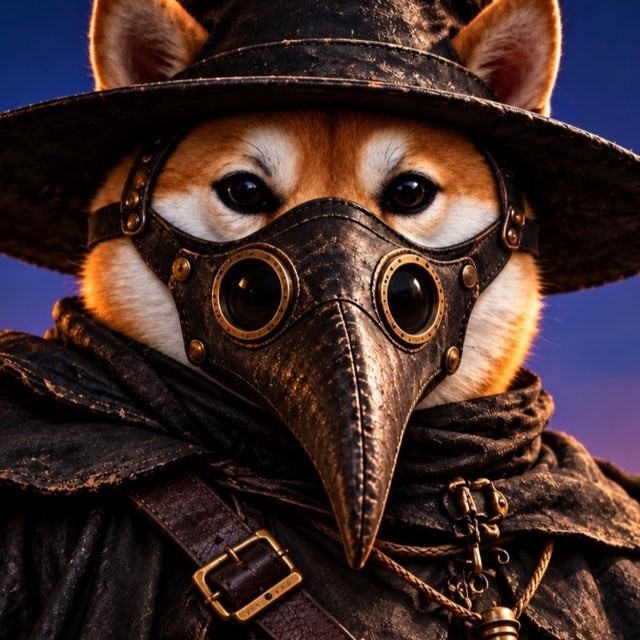Yersinia Pestinus, shiba inu plague doctor